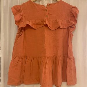 Light Pink Shortsleeved Top Size M